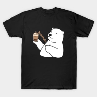 Polar bear loves boba T-Shirt